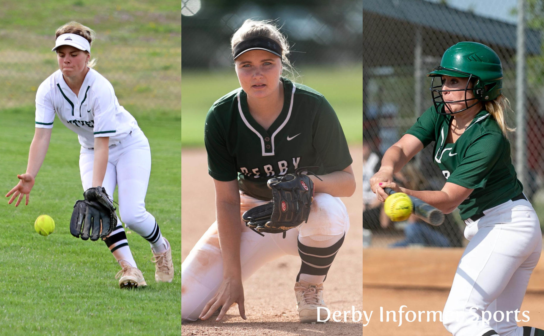 Derby softball all state 2019 (Courtney Cline, Amber Howe, Madi Young)